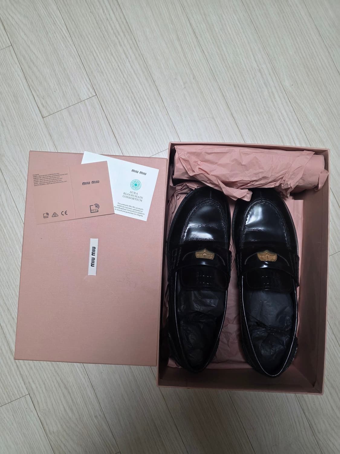 미우미우 블랙 페니로퍼  상품이미지3