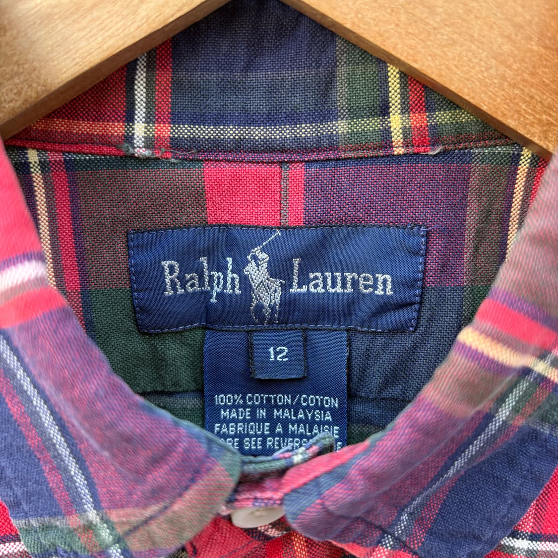 Polo 폴로 체크 셔츠 상품이미지3