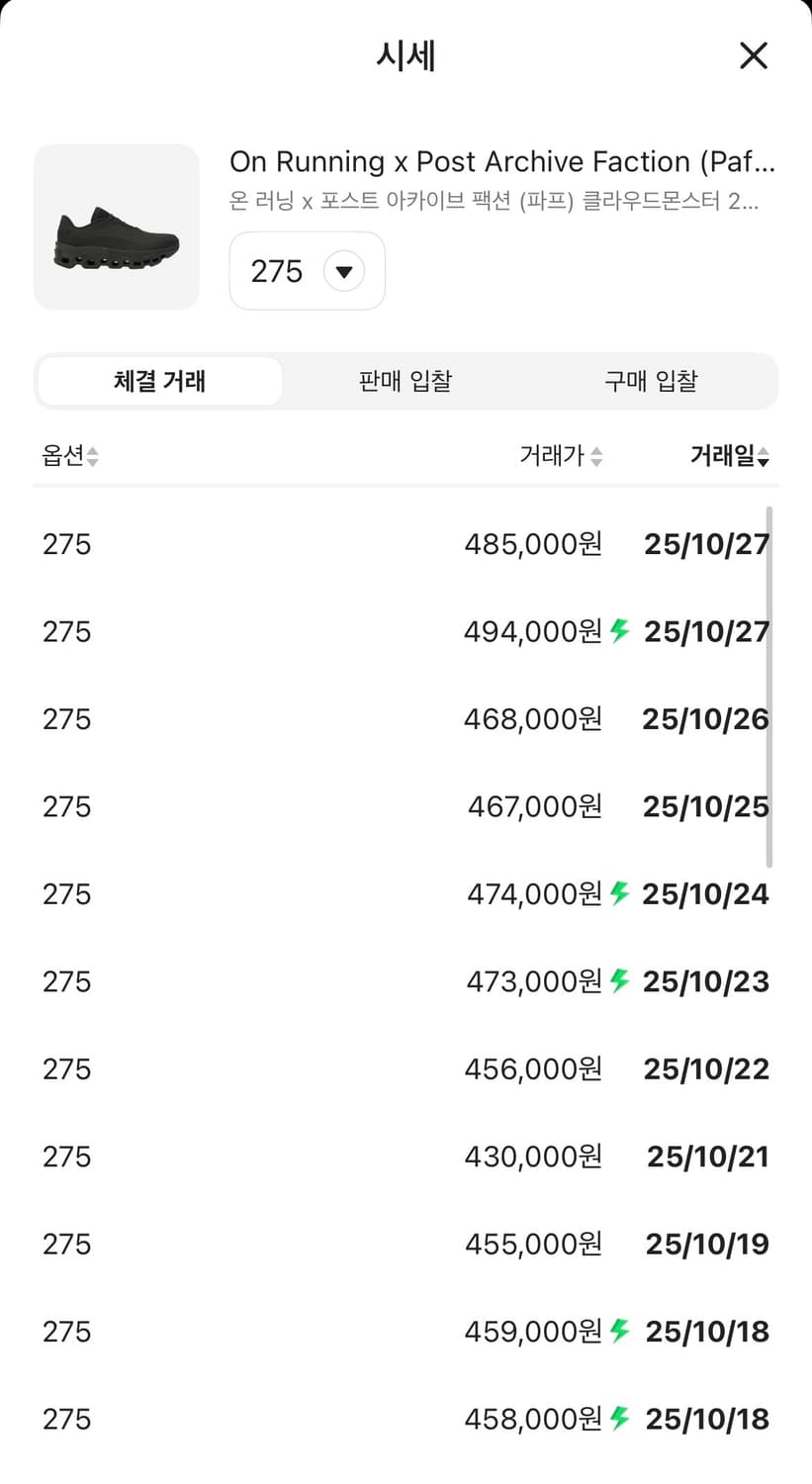 파프 온 클라우드몬스터 2 브라운 275 상품이미지8