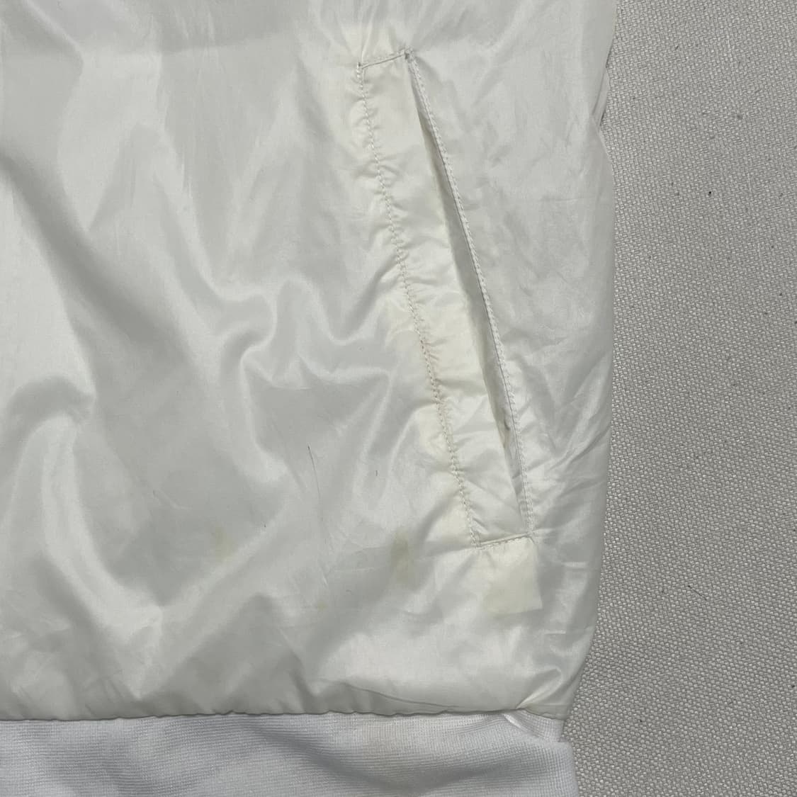 105 아디다스 00년 프랑스 국가대표 내장후드 화이트 바람막이 상품이미지7