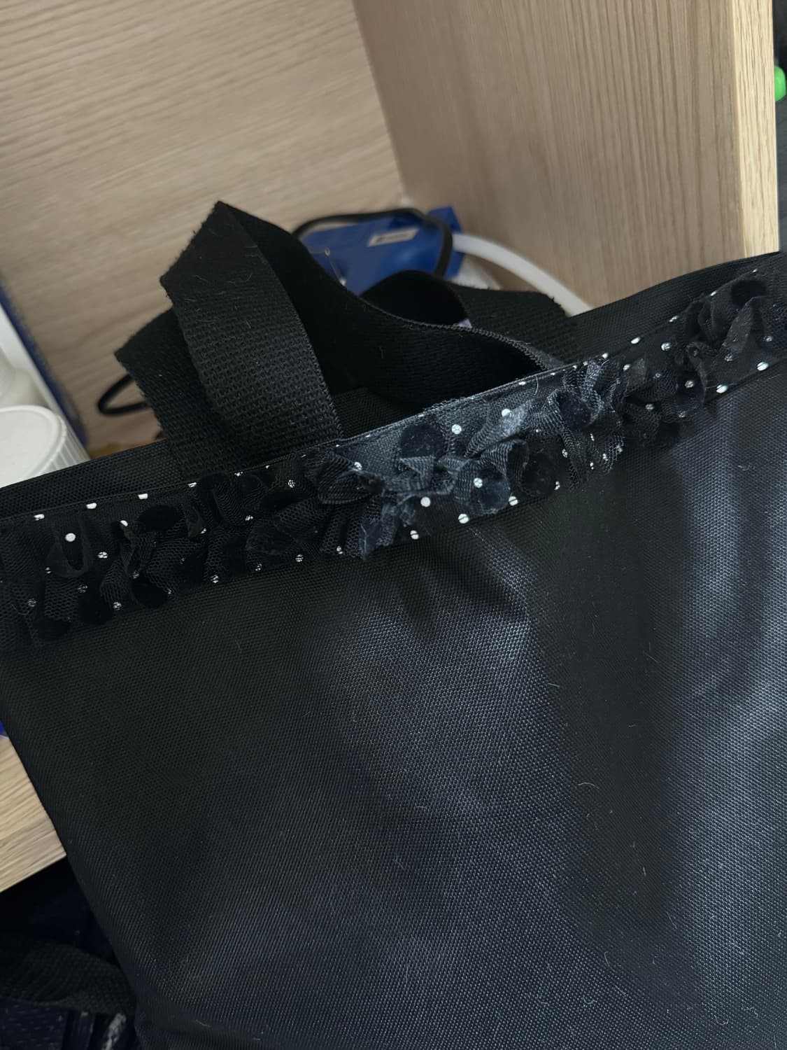 도트 프릴 에코백 상품이미지2