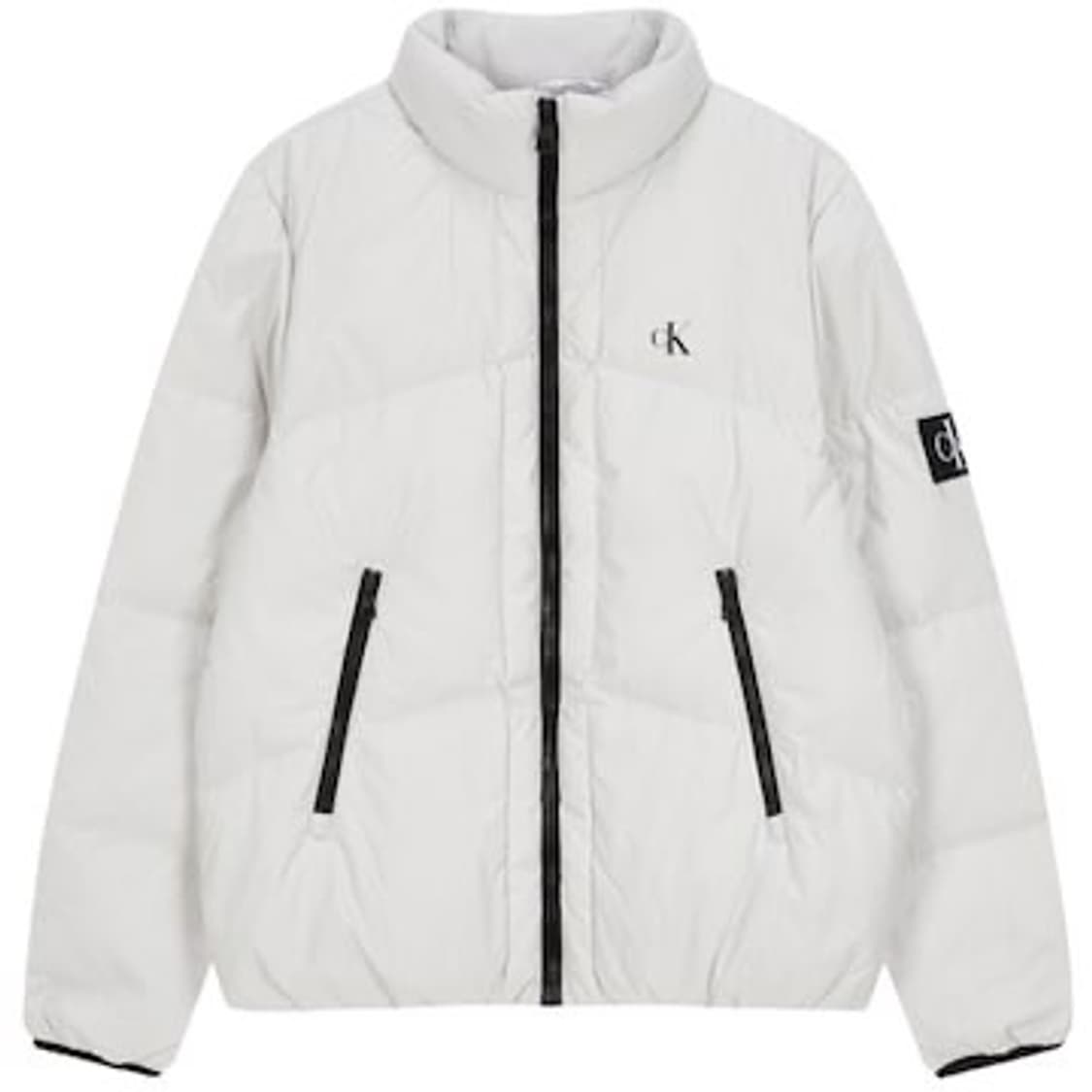 라이트 그레이 울트라 라이트 스탠드 카라 다운 재킷 상품이미지1