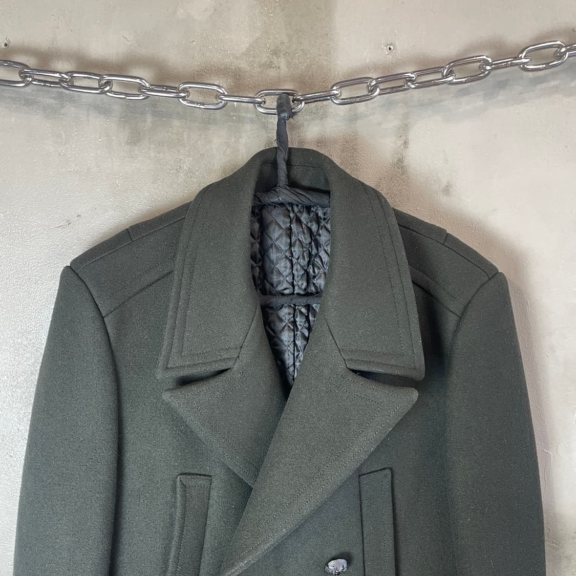 시스템 밀리터리 오피서 코트 상품이미지4