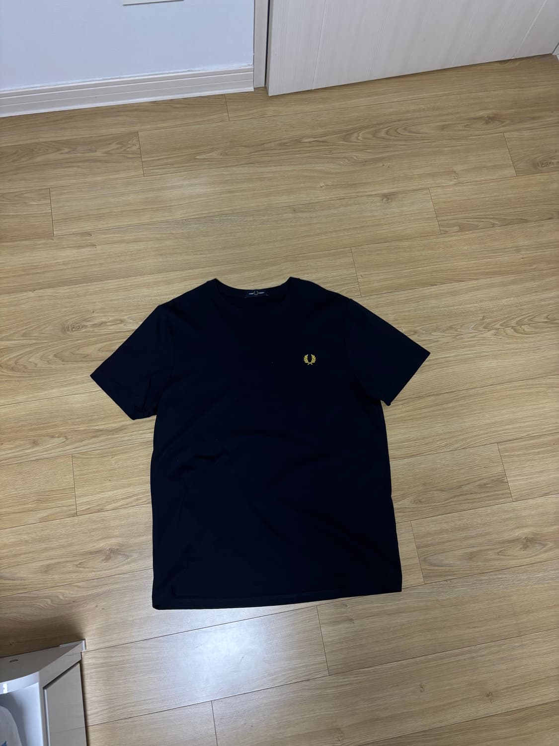 라프시몬스맛 프레드페리 네이비 반팔 L(시즌종료제품) 상품이미지1