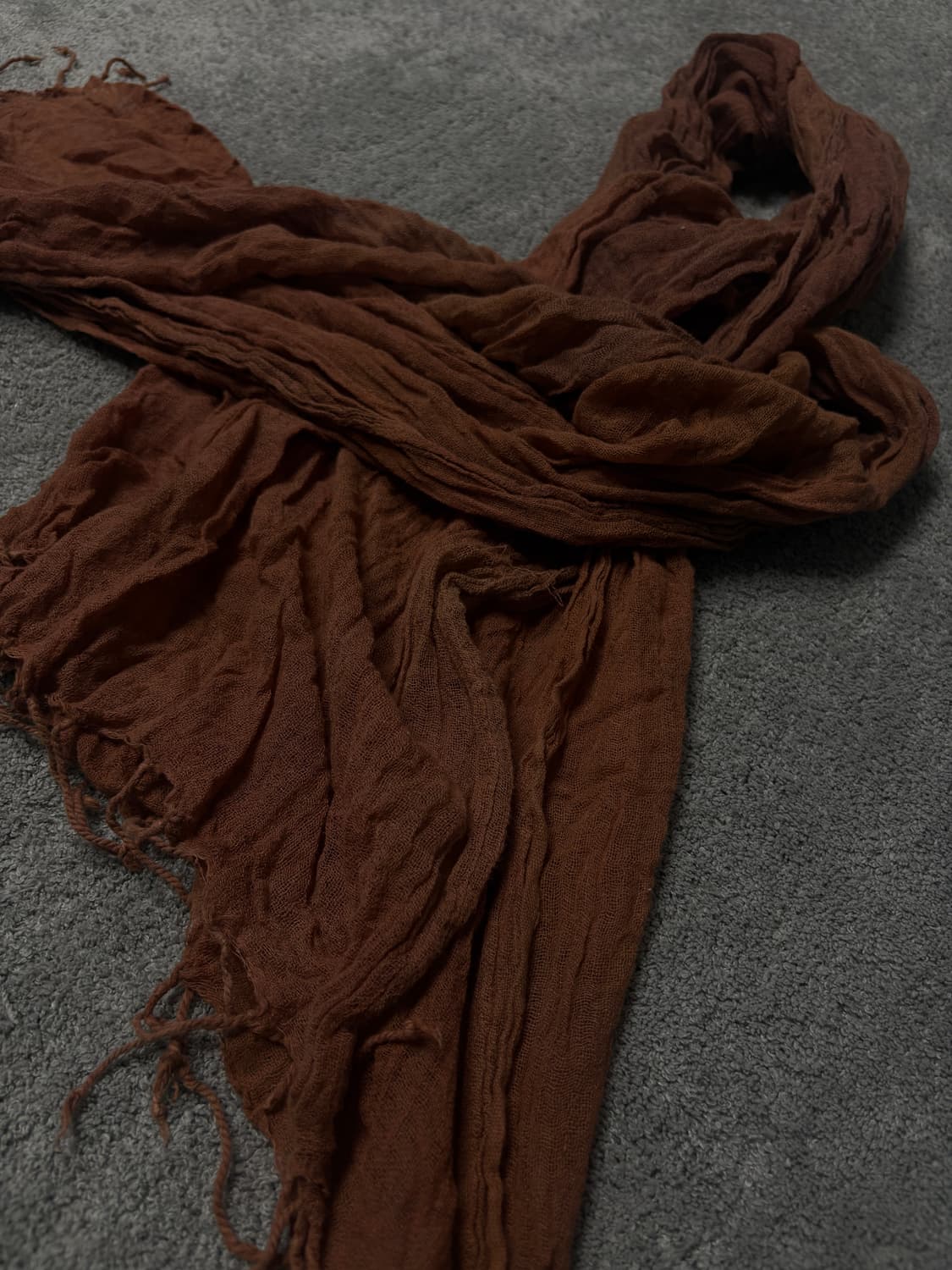 Vintage minimal grunge mood scarf 상품이미지3