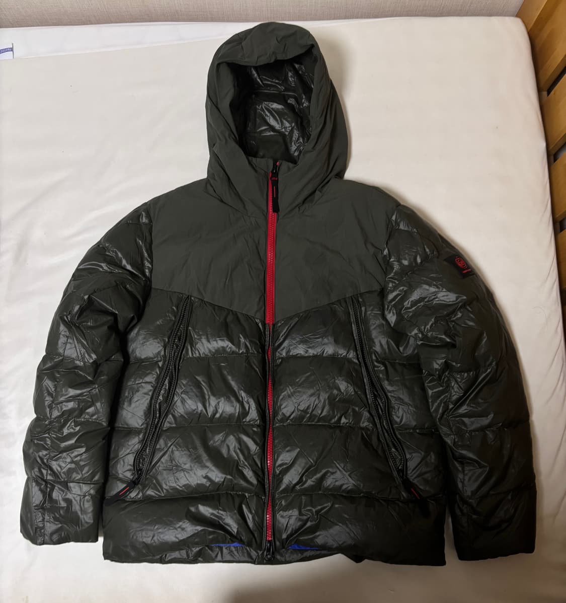 애플라인드 카키 2way 패딩 상품이미지1