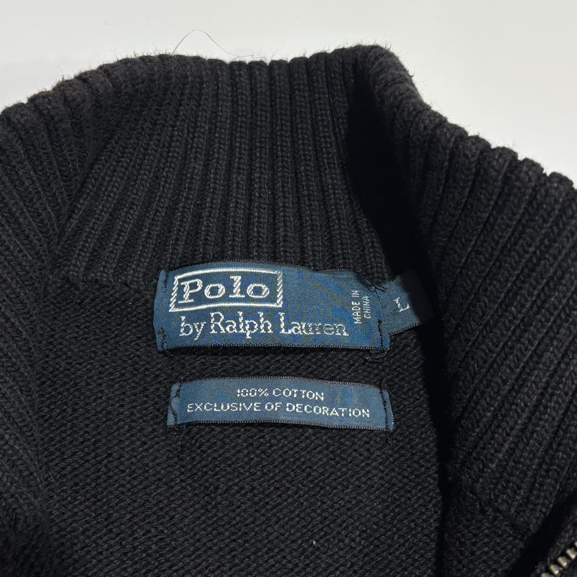 폴로랄프로렌 블랙 하프집업 니트 스웨터 상품이미지5