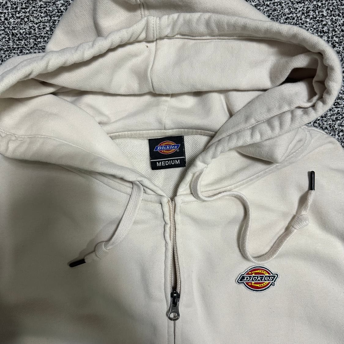 (M) 디키즈 아이보리 후드집업 상품이미지2