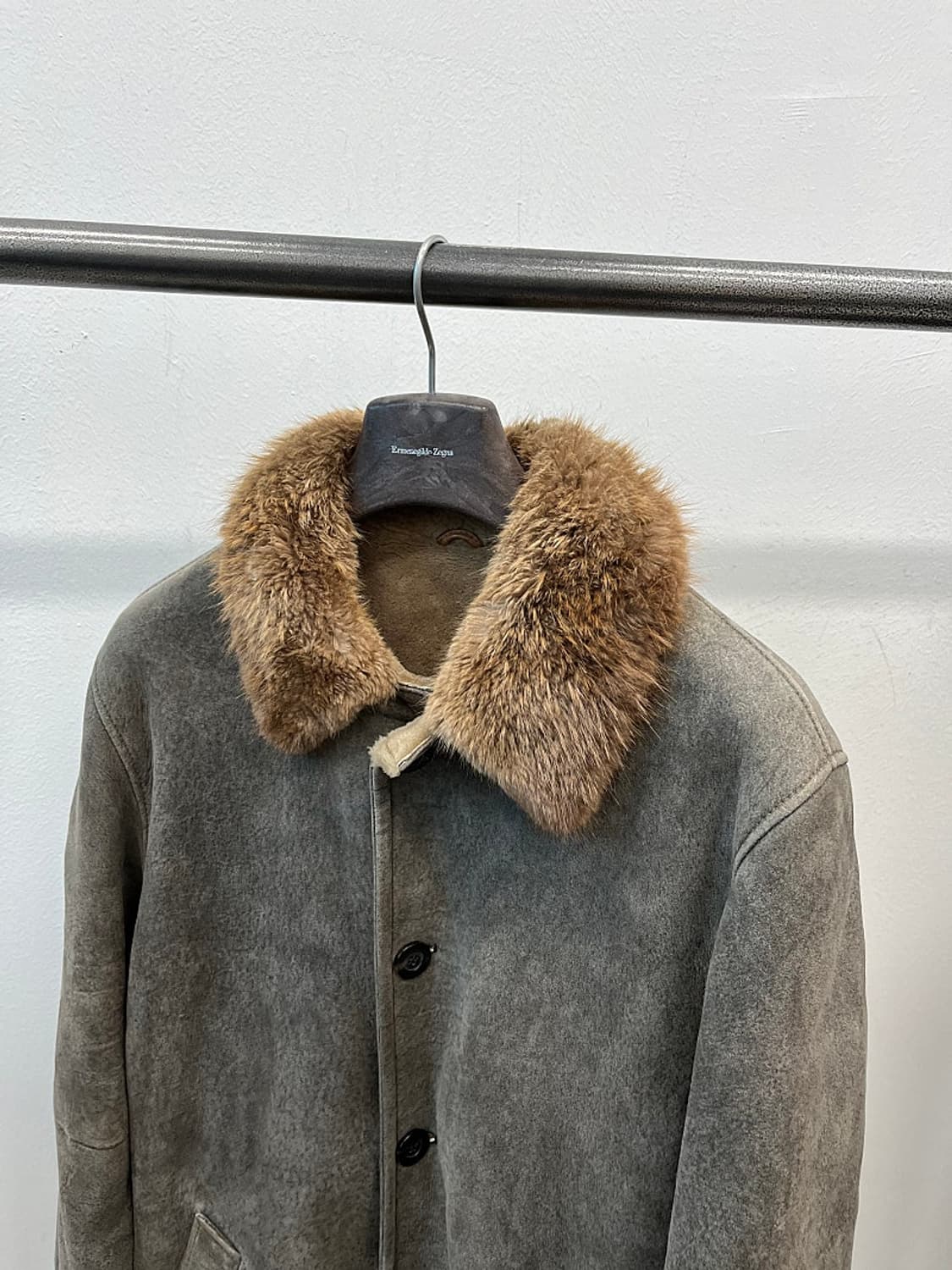 100) 랑방 양털 무스탕 코트  상품이미지2