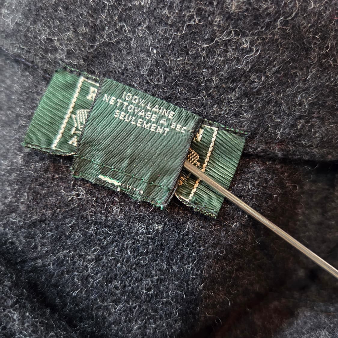 랄프로렌 컨트리 울100 프린지  랩 스커트 상품이미지7