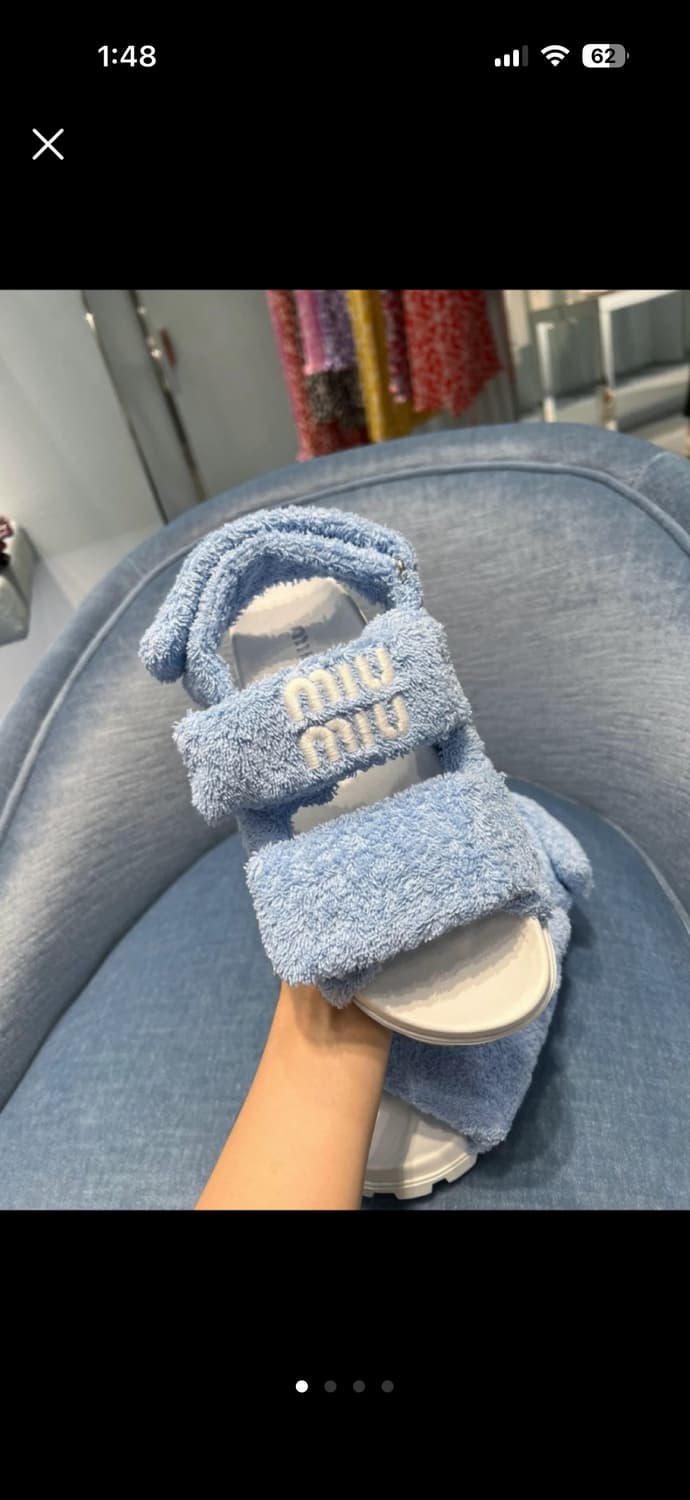 미우미우 테리샌들 235 상품이미지1