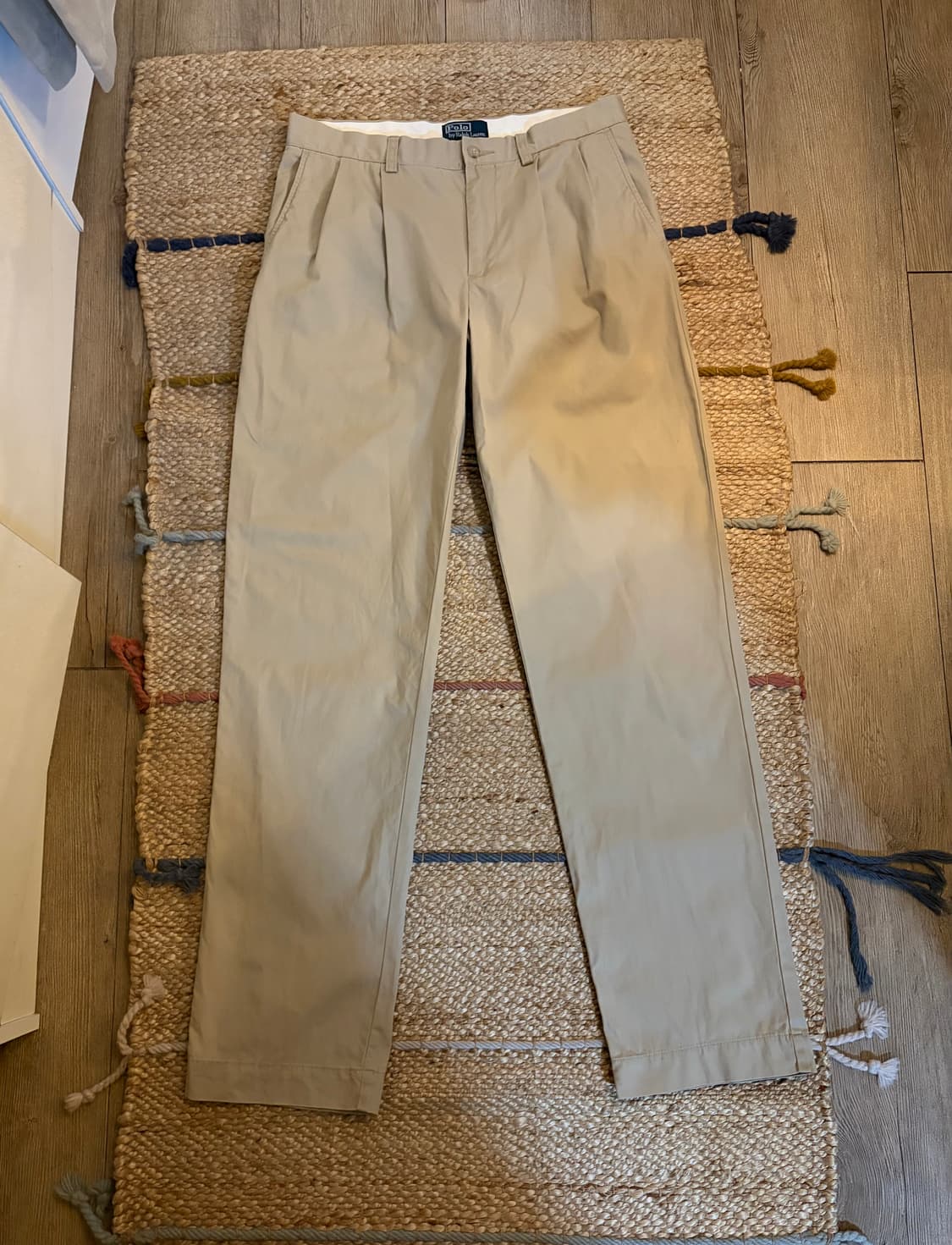 폴로 랄프로렌 리버스 플리츠 프로스펙트 치노 팬츠 31/34 베이지 상품이미지1