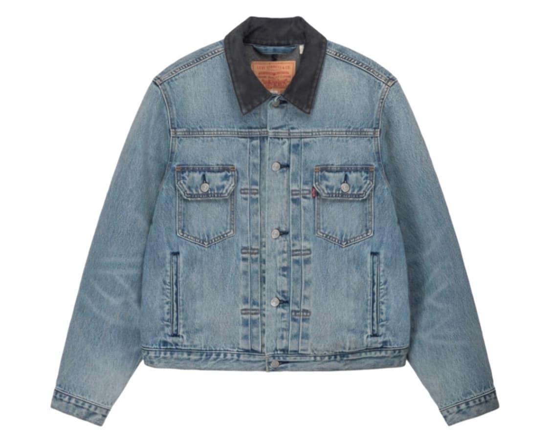 스투시 리바이스 엠보스드 트러커 자켓 L 상품이미지2