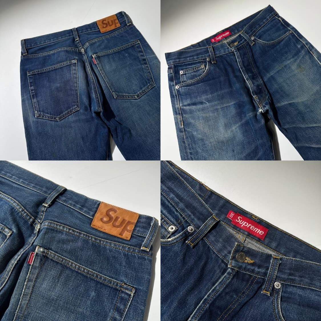 슈프림 00‘s 셀비지 데님 팬츠 상품이미지5
