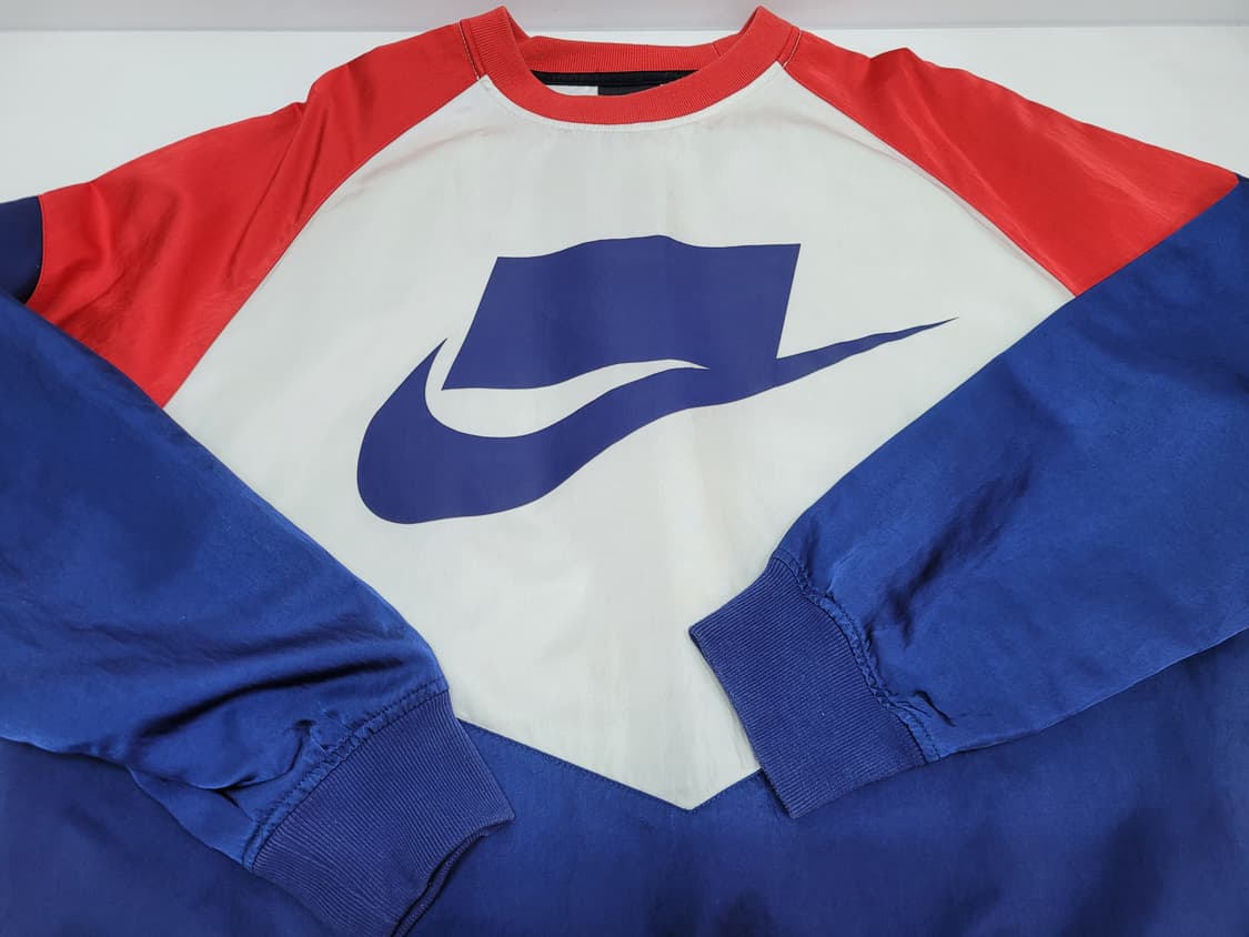 NIKE 나이키 블록 퓨추라 크루 탑 웜업 맨투맨 / 남 L 오버핏
 상품이미지3