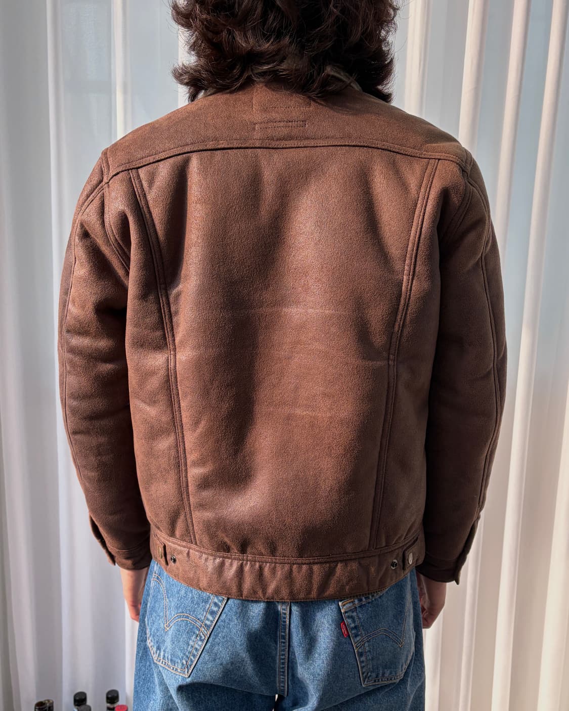 [M]Lee 스톰라이더 스웨이드 쉐르파 자켓 상품이미지2