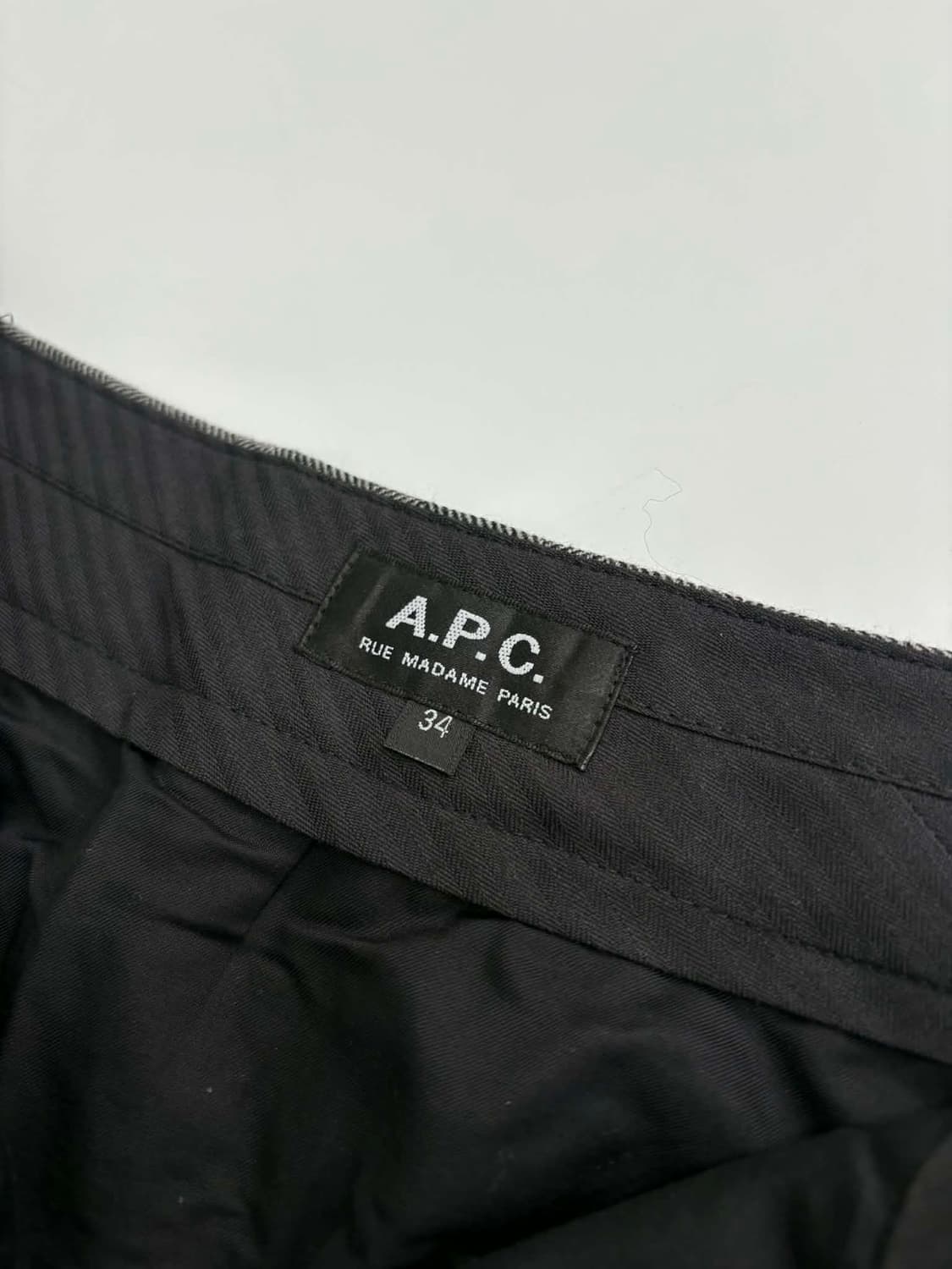 [34] A.P.C 아페쎄 21년 신형 레이온 울 매장판 롱 스커트 상품이미지3