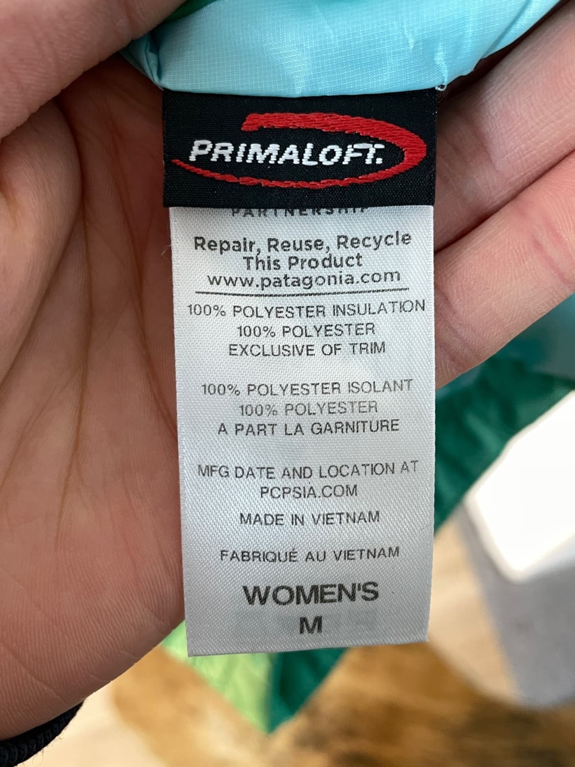파타고니아 프리마로프트 경량 패딩  상품이미지6