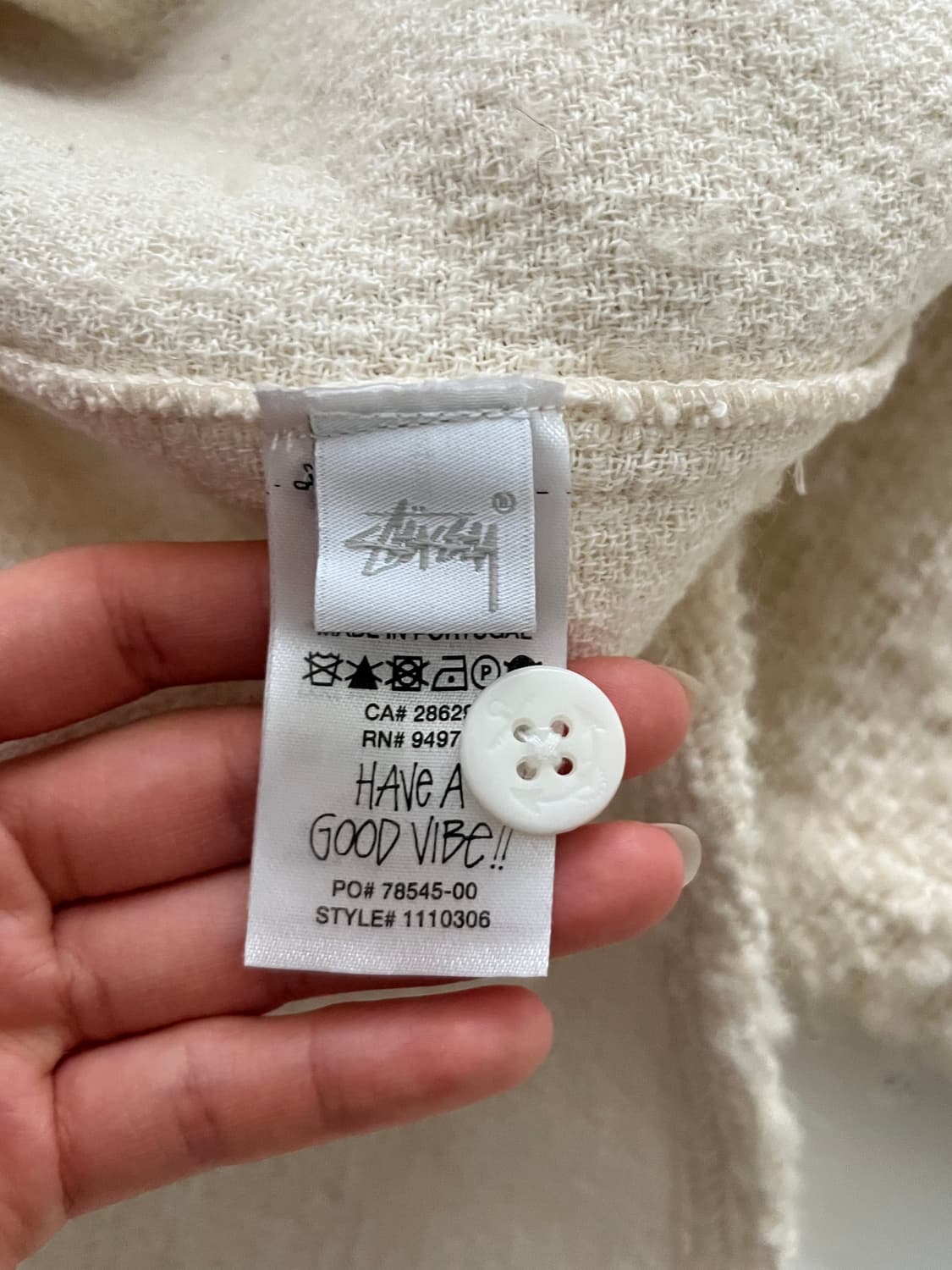 Stussy 스투시 부클 아이보리 CPO 셔츠 상품이미지6