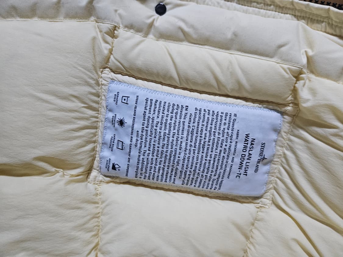 정품) 스톤아일랜드 나슬란 와트로 구스다운 패딩 s사이즈 상품이미지5