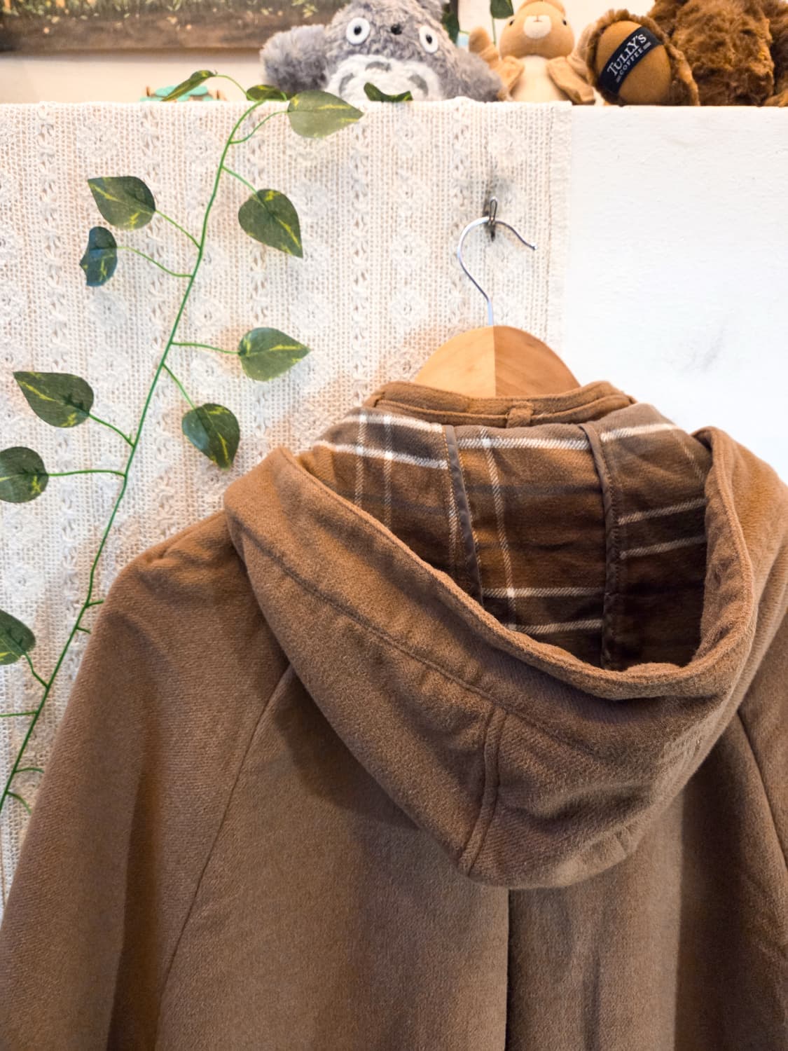 더블 버튼 케이프 코트 상품이미지7