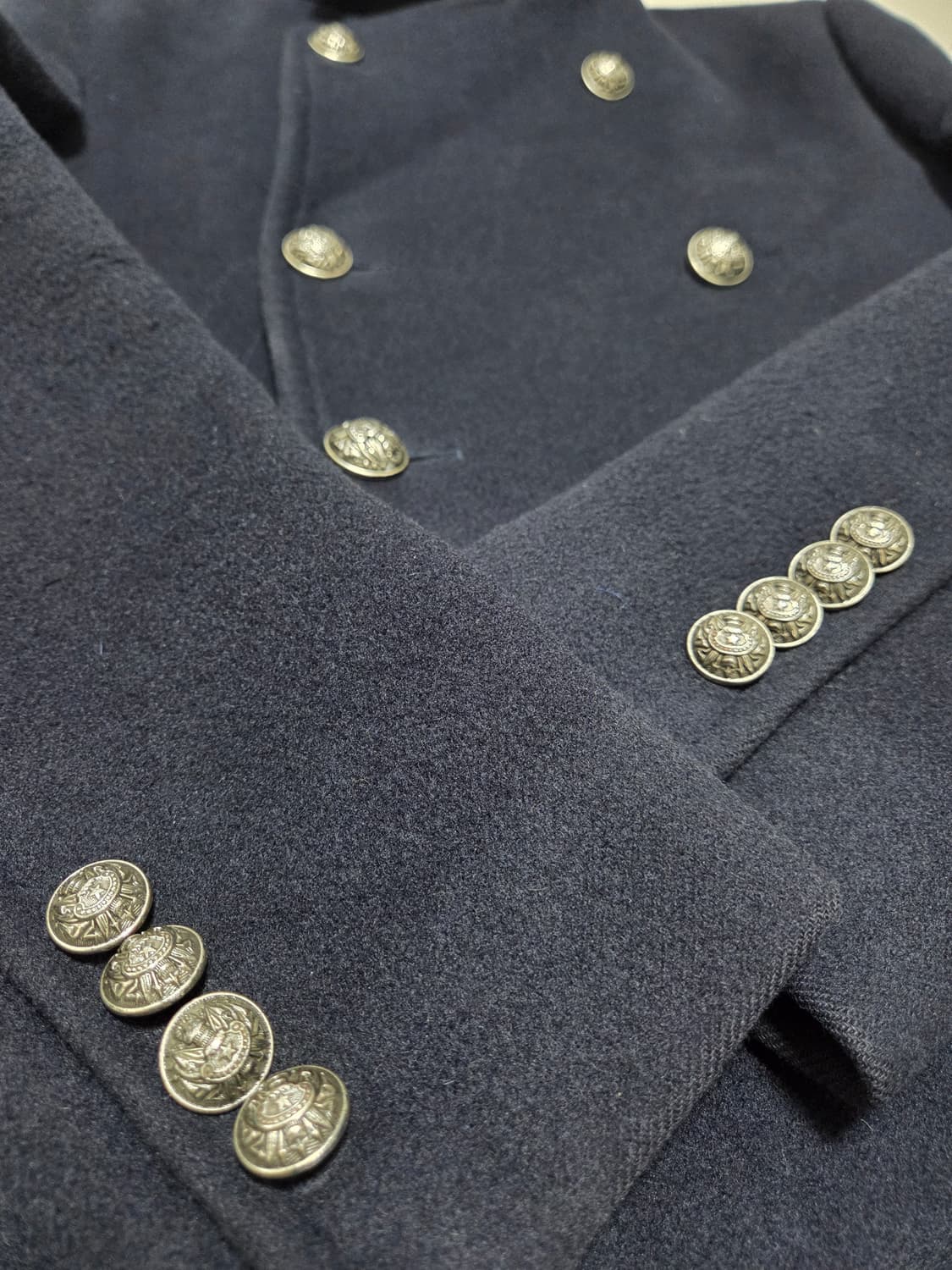 타임옴므 하이넥 하프 코트 상품이미지5