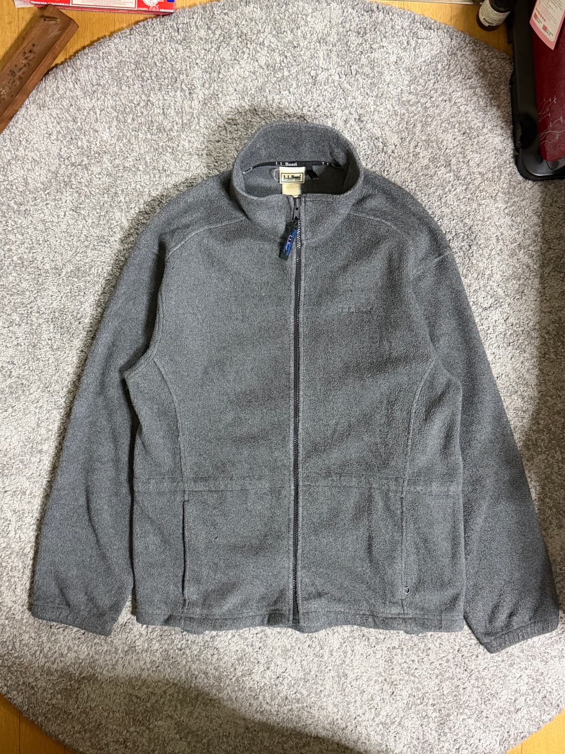 90s 엘엘빈 플리스 집업 made in USA 상품이미지1