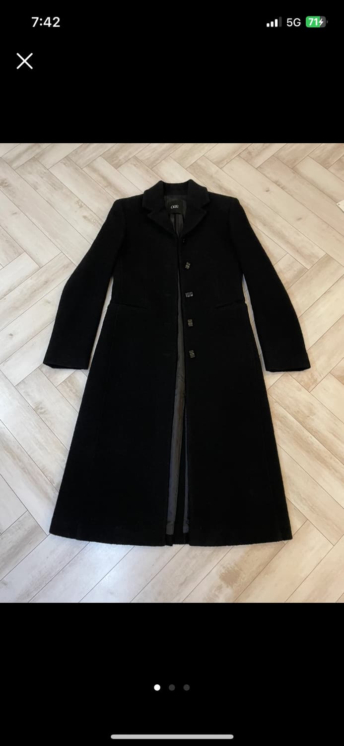 ORR 오르 블랙 롱코트  상품이미지1