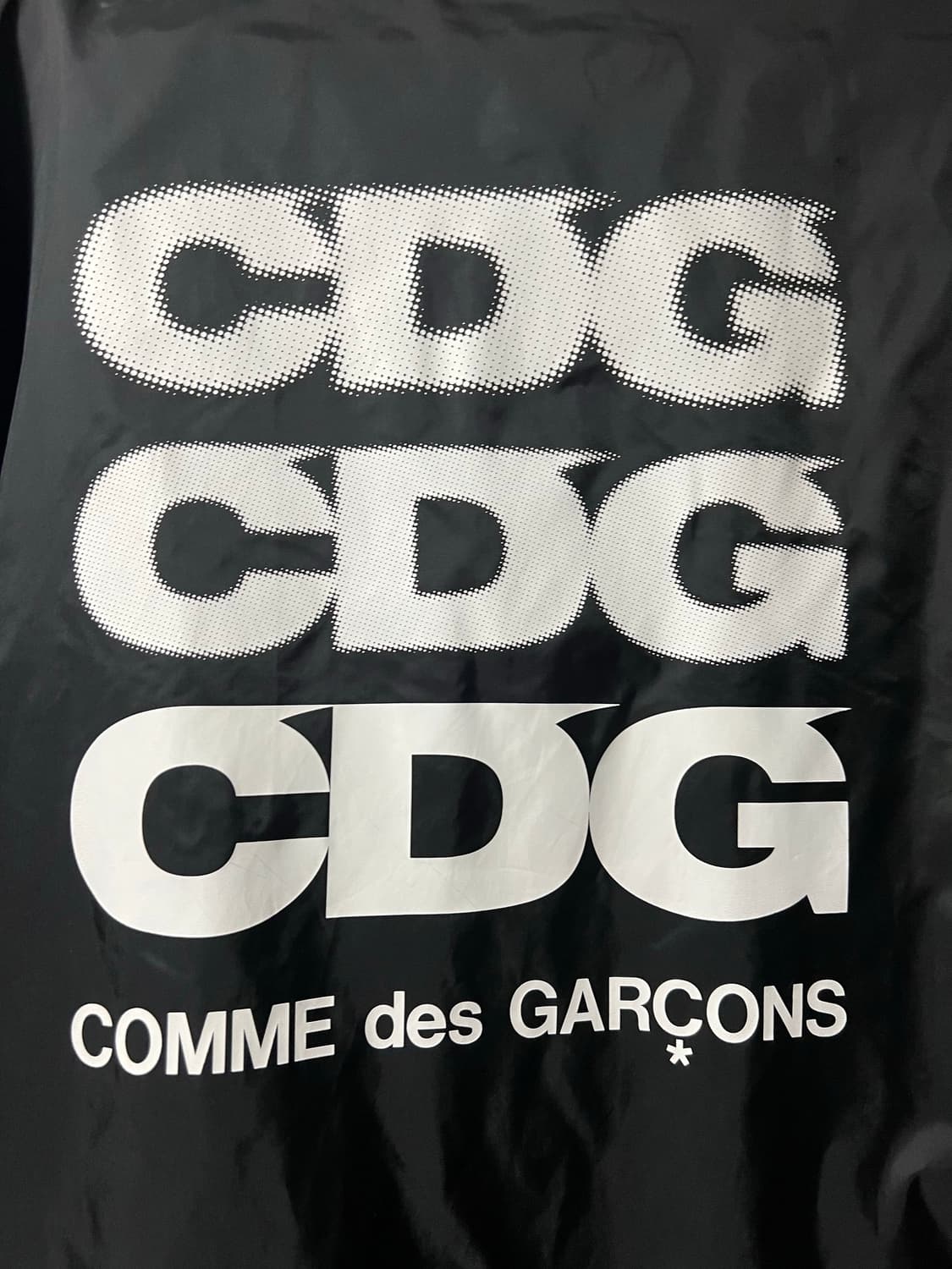 CDG 로고 코치 자켓 블랙 상품이미지4