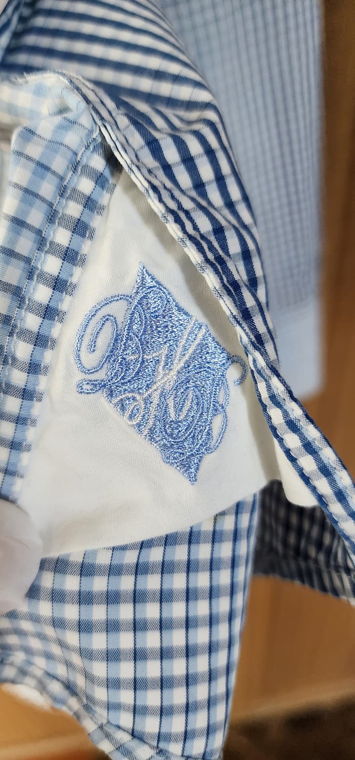 휴고보스 블루 스트라이프 셔츠 상품이미지9