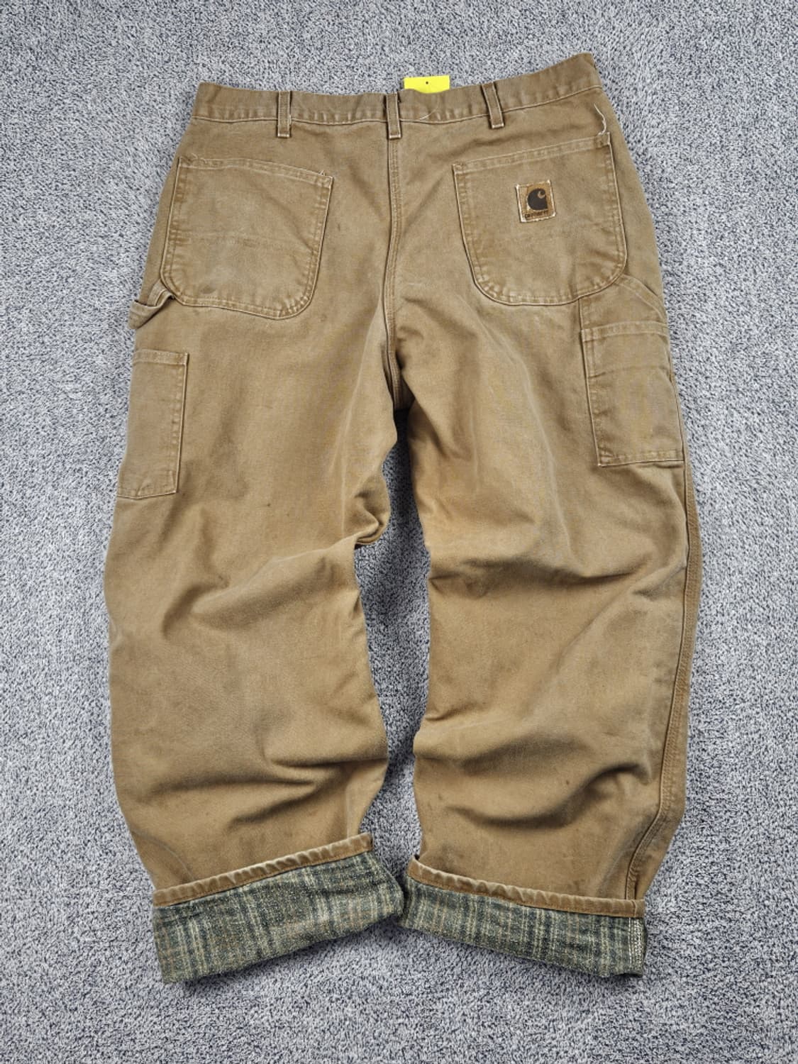 칼하트 헤비 플란넬 캔버스 카펜터 팬츠 ( 36 X 30 )/ 10048 상품이미지4
