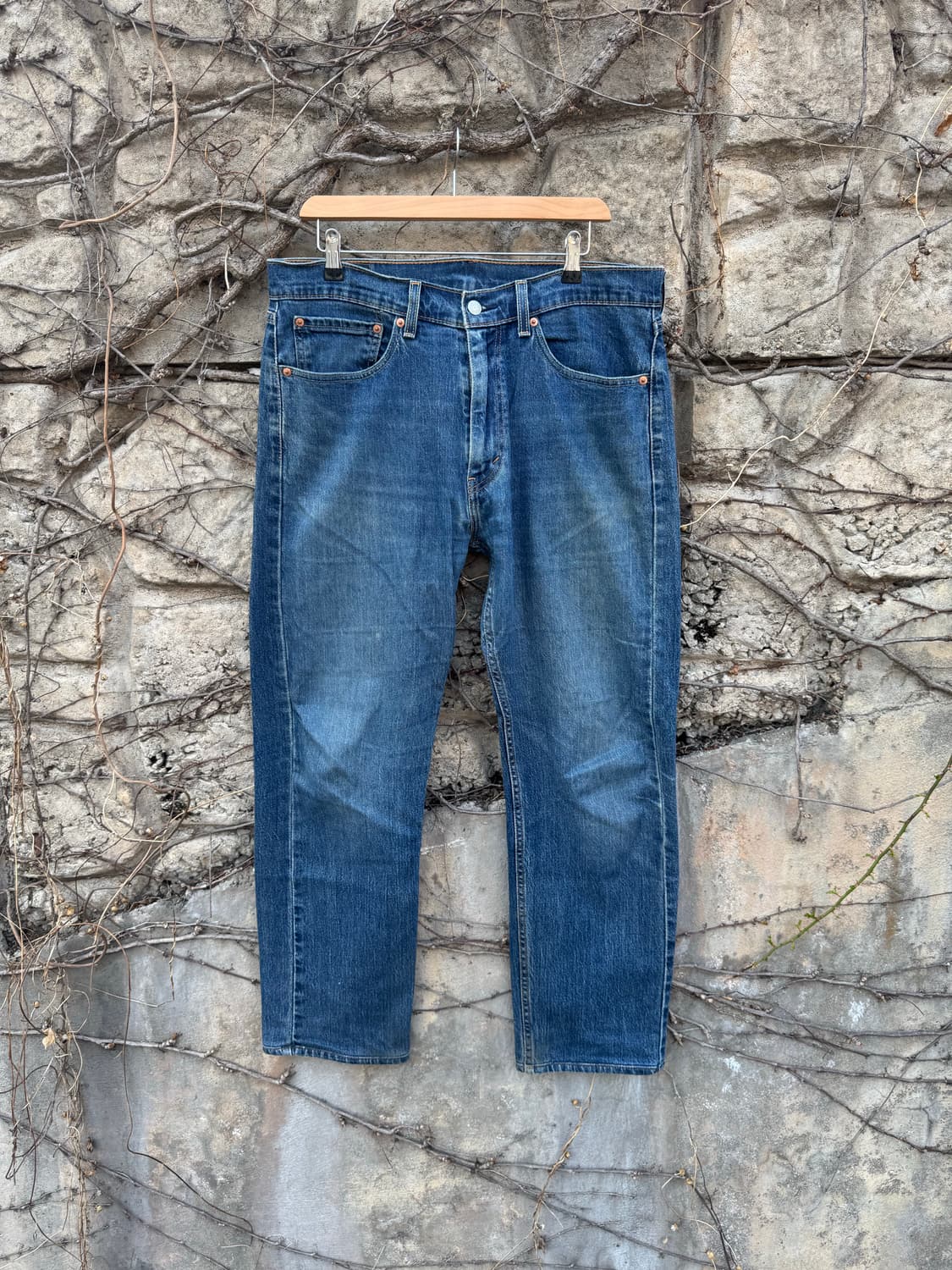 리바이스 빈티지 505 워싱 데님 팬츠 34/32 상품이미지1