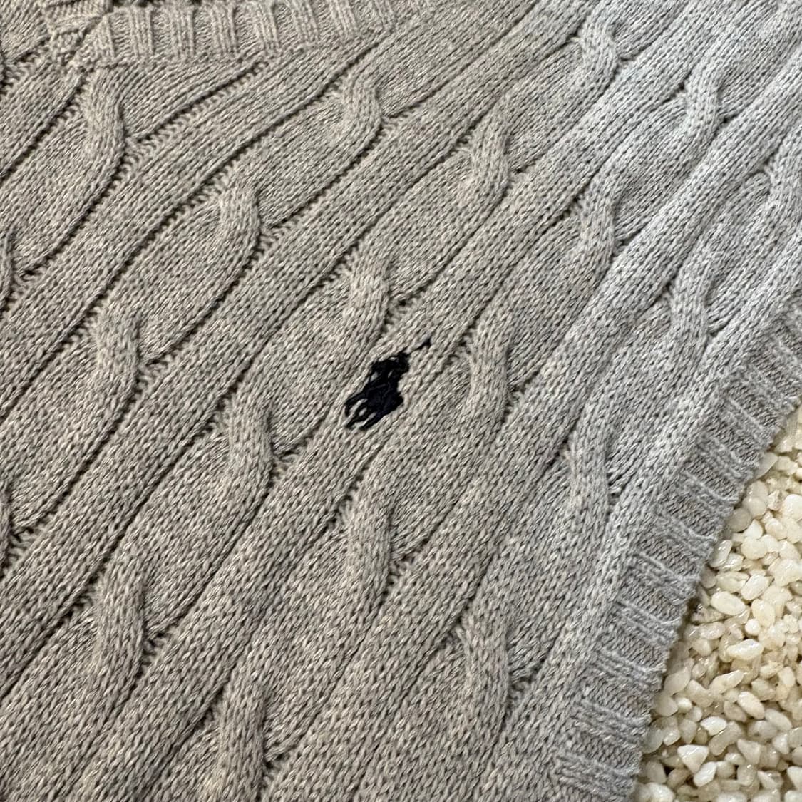 폴로 니트 조끼 상품이미지2