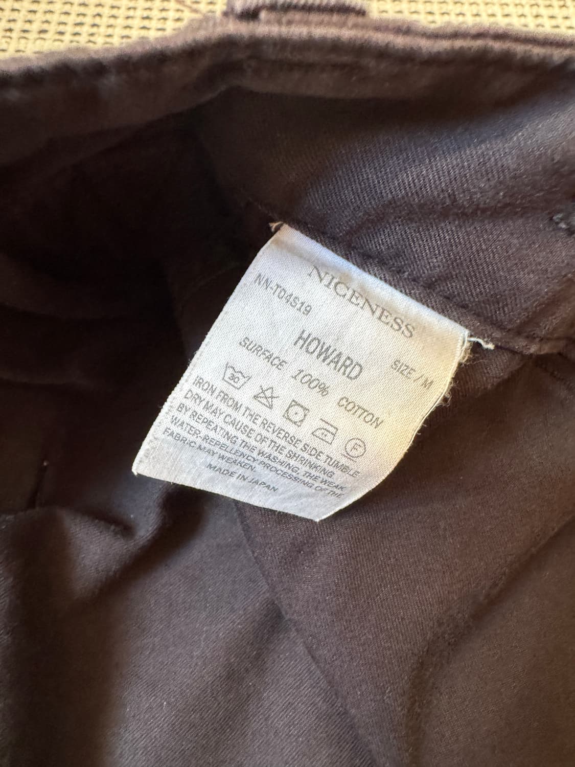 Niceness howard 더블니 치노 팬츠 상품이미지4