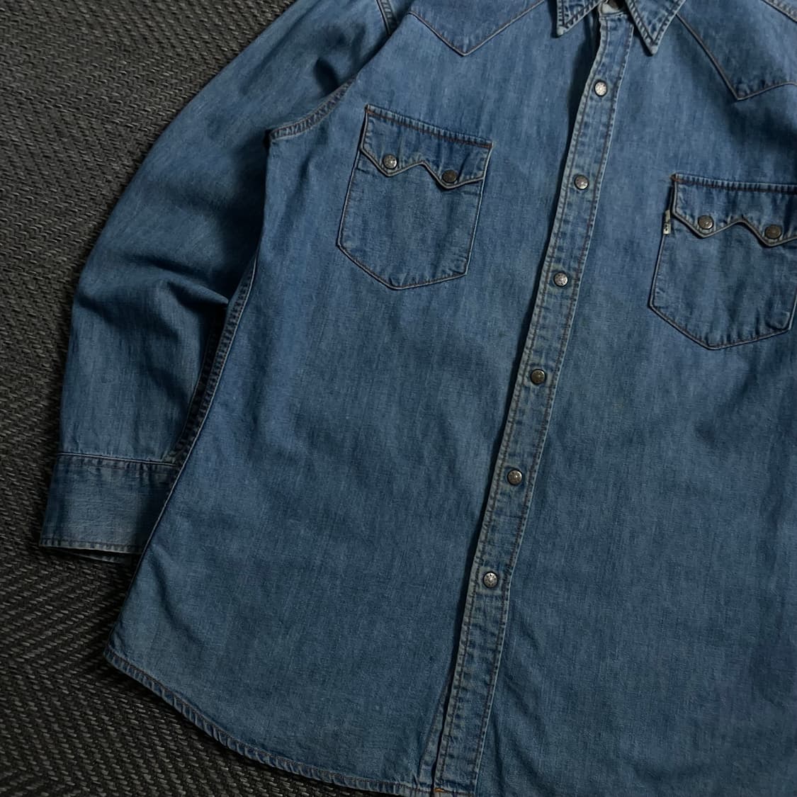 리바이스 오리지날 빅E 웨스턴 데님 셔츠o 4100 상품이미지3