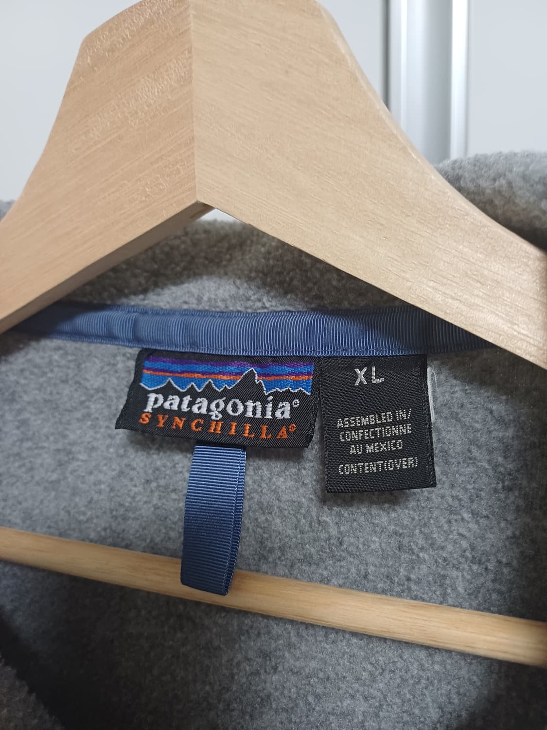 [L-XL] 파타고니아 신칠라 스냅티 올드 모델 그레이 / 블루 그린 상품이미지5