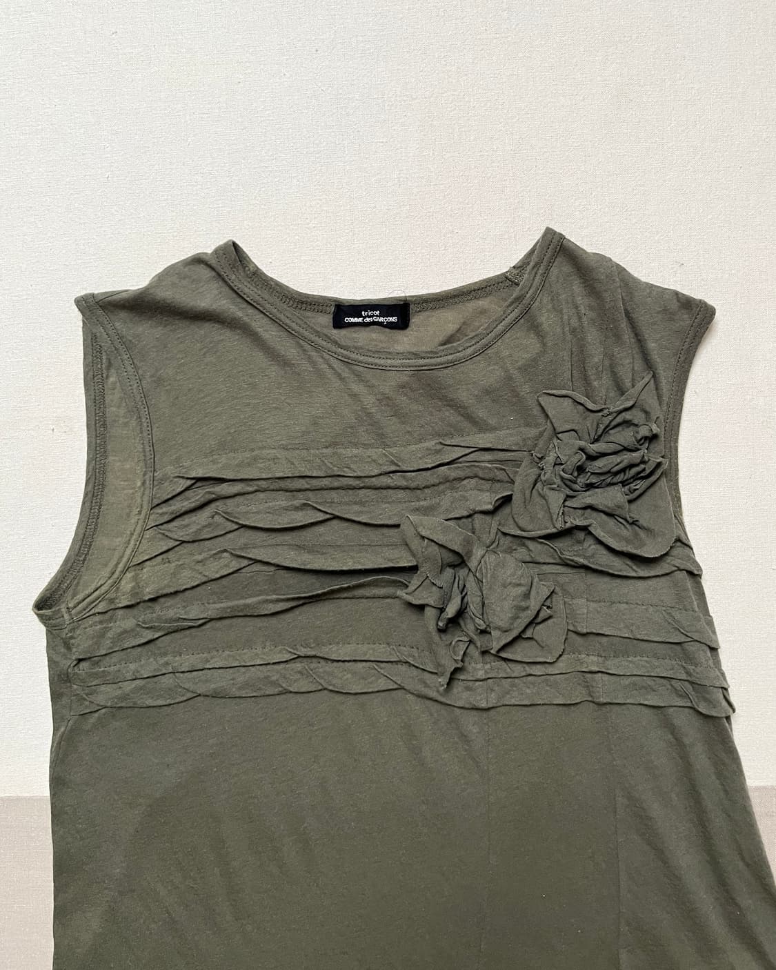 꼼데가르송 프릴 코사지 슬리브리스 comme des garcons 상품이미지8