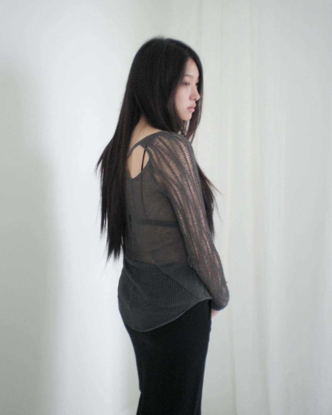 HELMUT LANG mesh knit top 상품이미지1