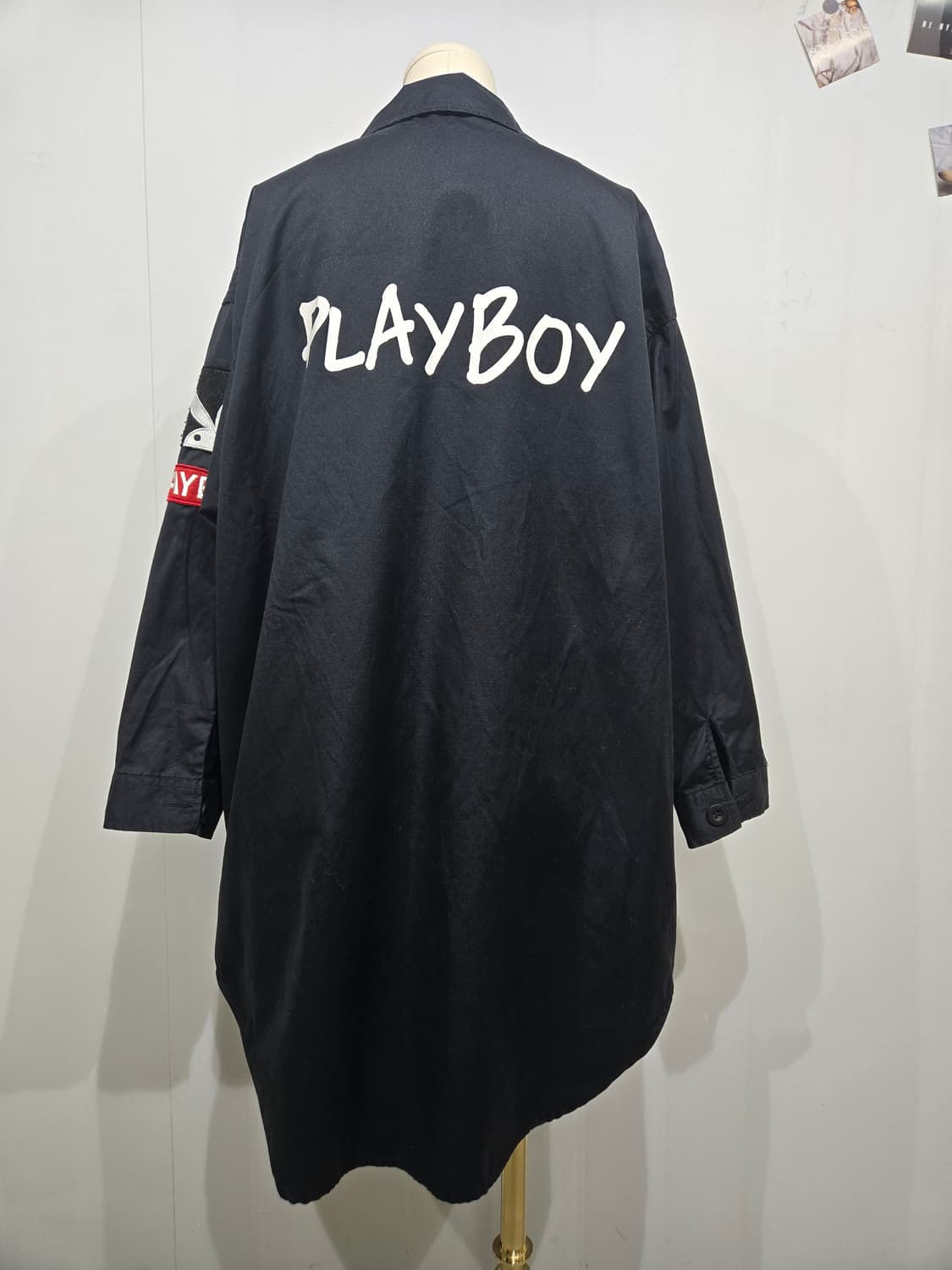 플레이보이 블랙 셔츠 자켓 상품이미지4
