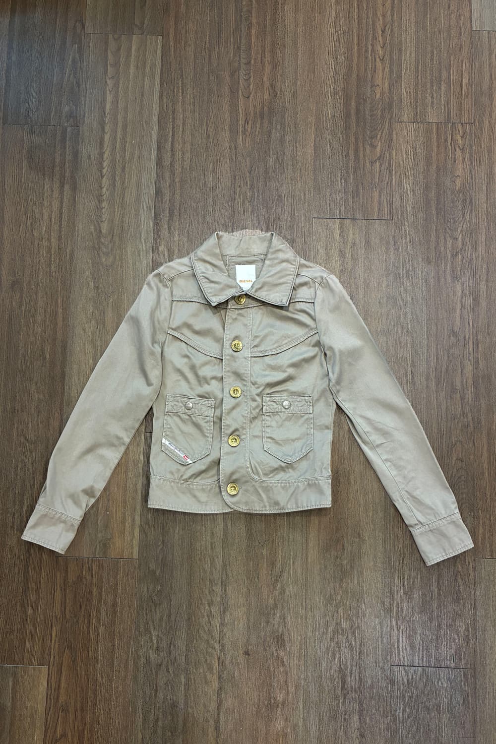 Diesel Cropped Biker/Utility Jacket 상품이미지5