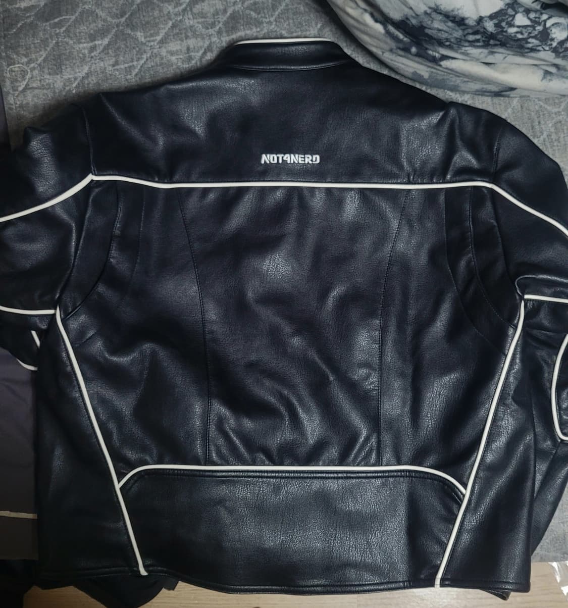 낫포너드 레더 레이싱 자켓 M 상품이미지4