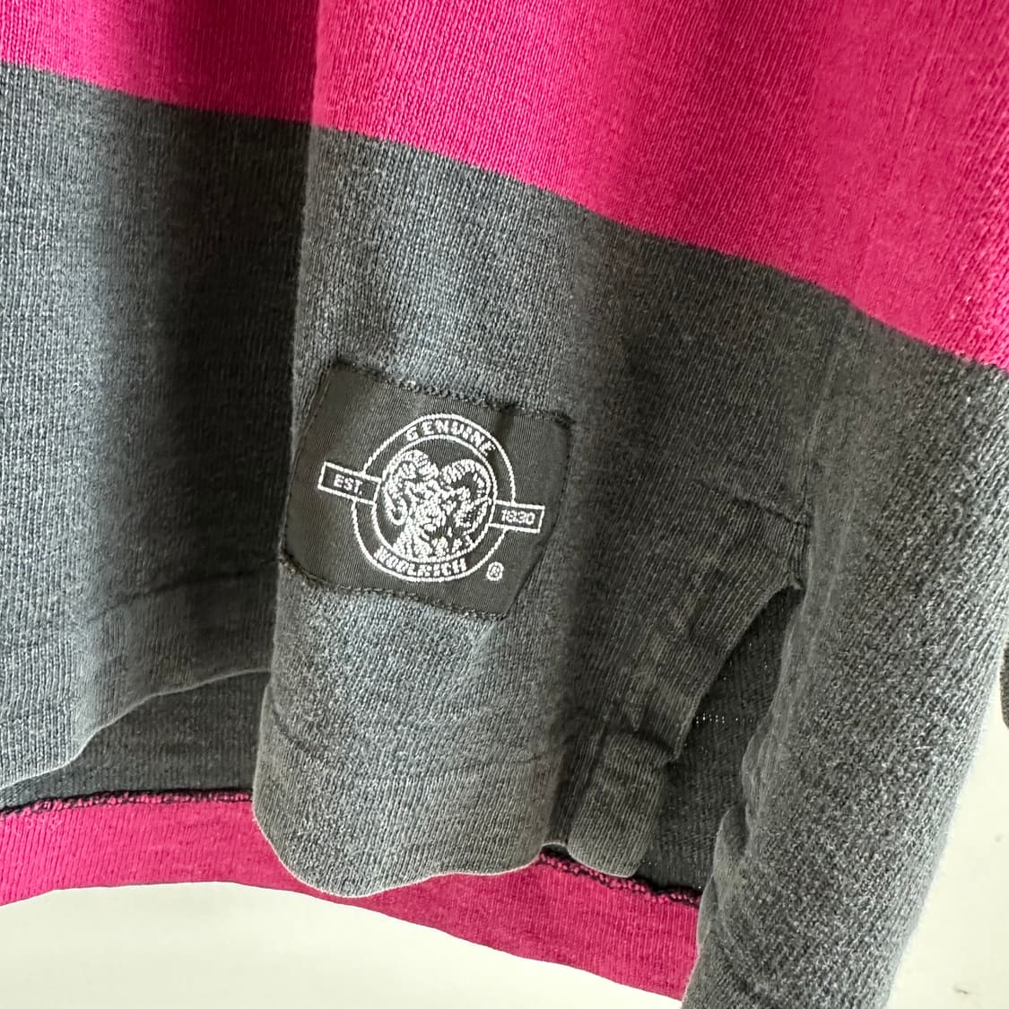 울리치 70s 리이슈 럭비 스트라이프 롱슬리브 상품이미지7