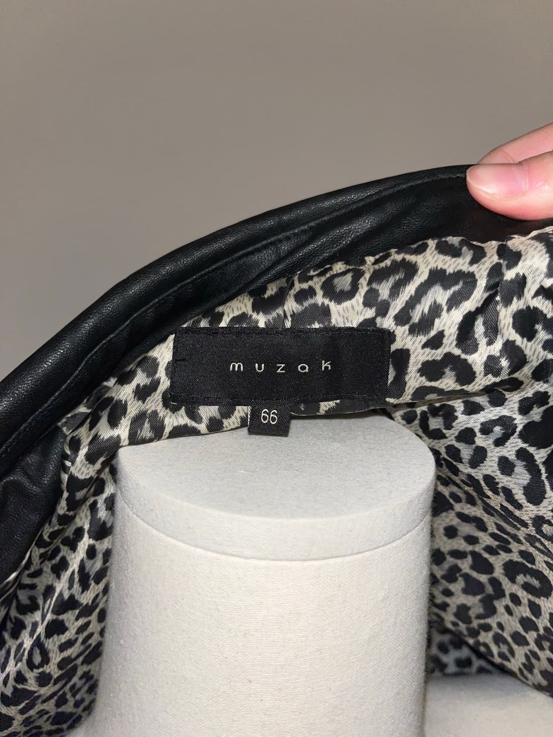 muzak leather jacket 상품이미지9