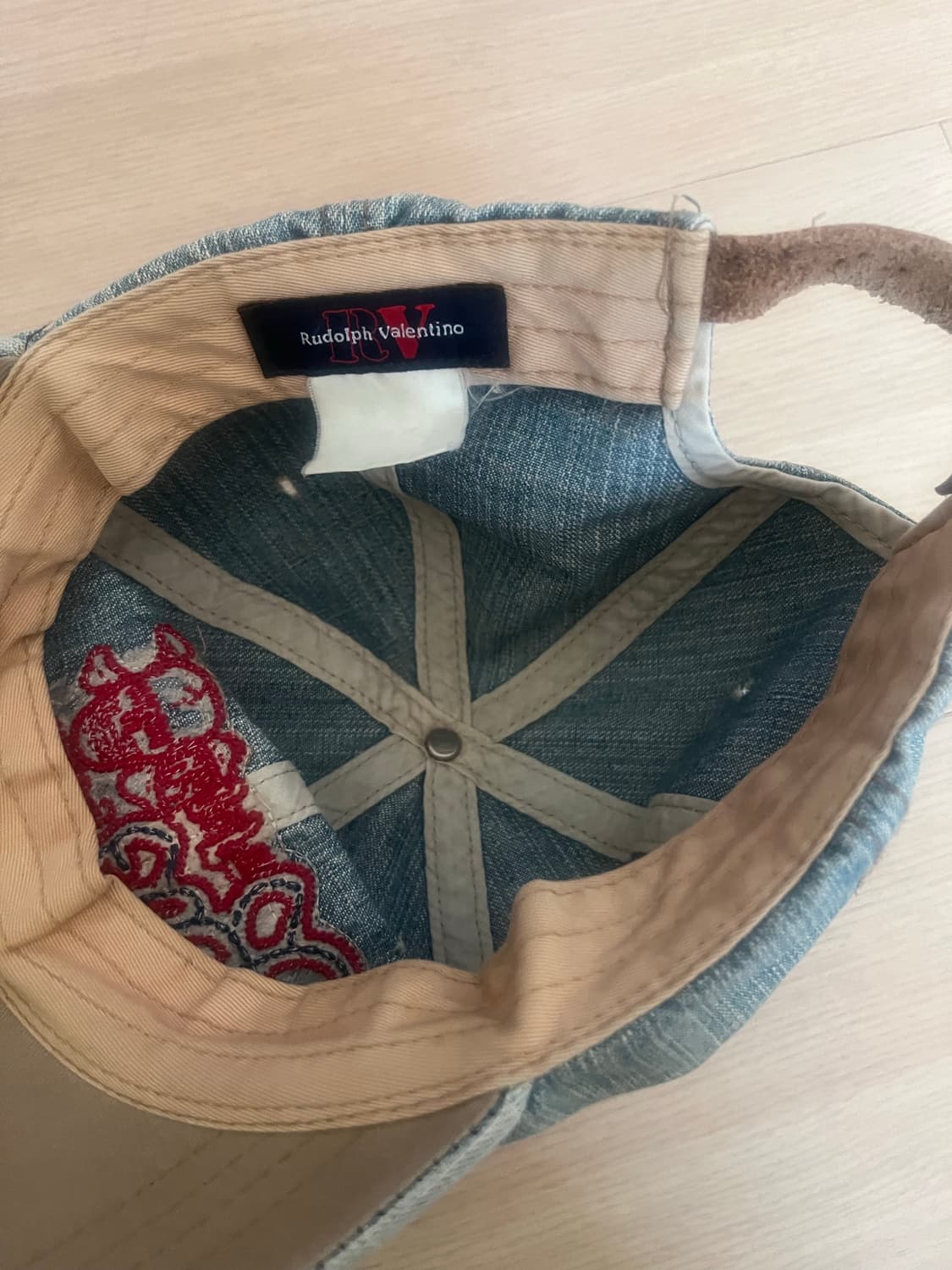 빈티지 데님 볼캡 모자 상품이미지3