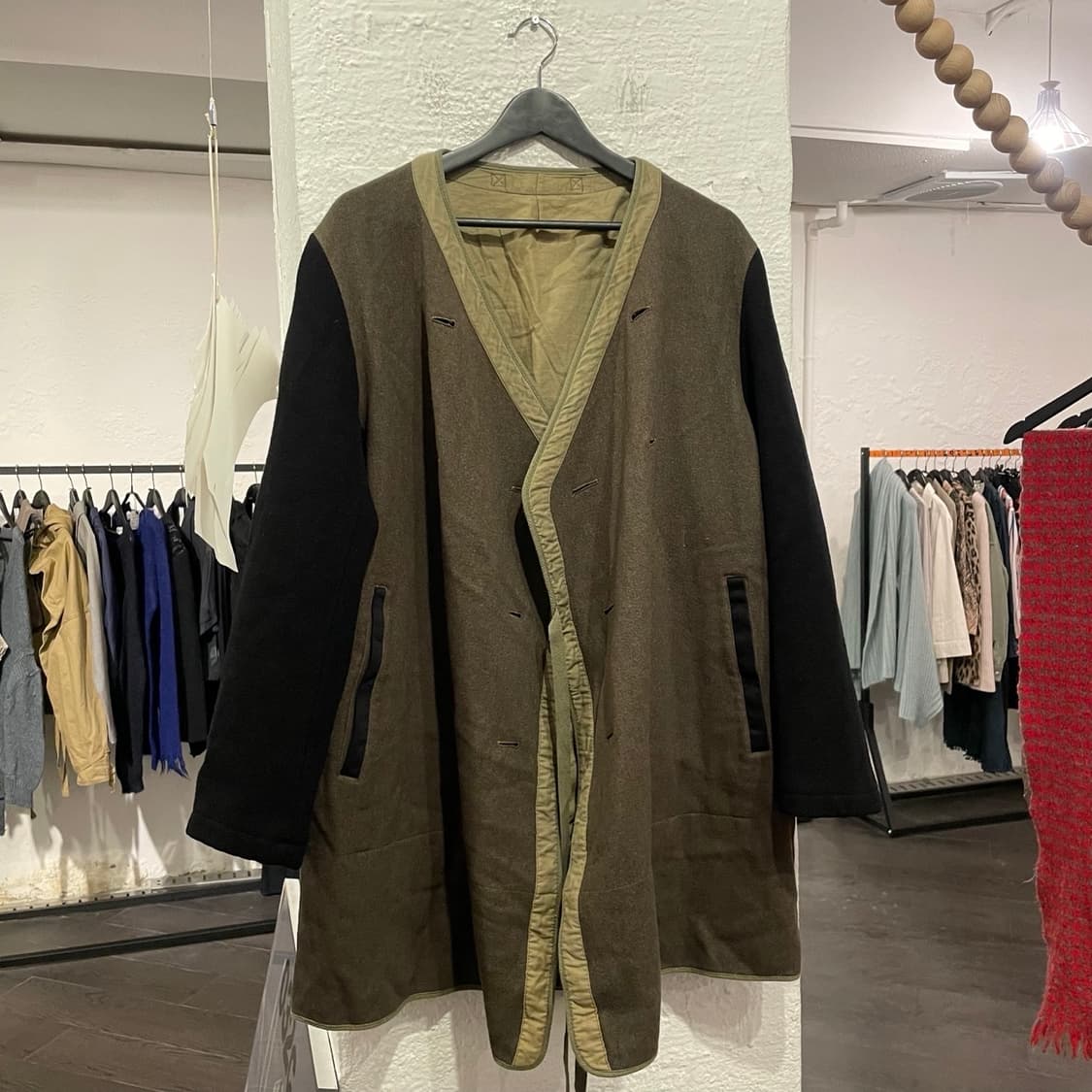 미하라 야스히로 2 in 1 오버사이즈 피코트 상품이미지5