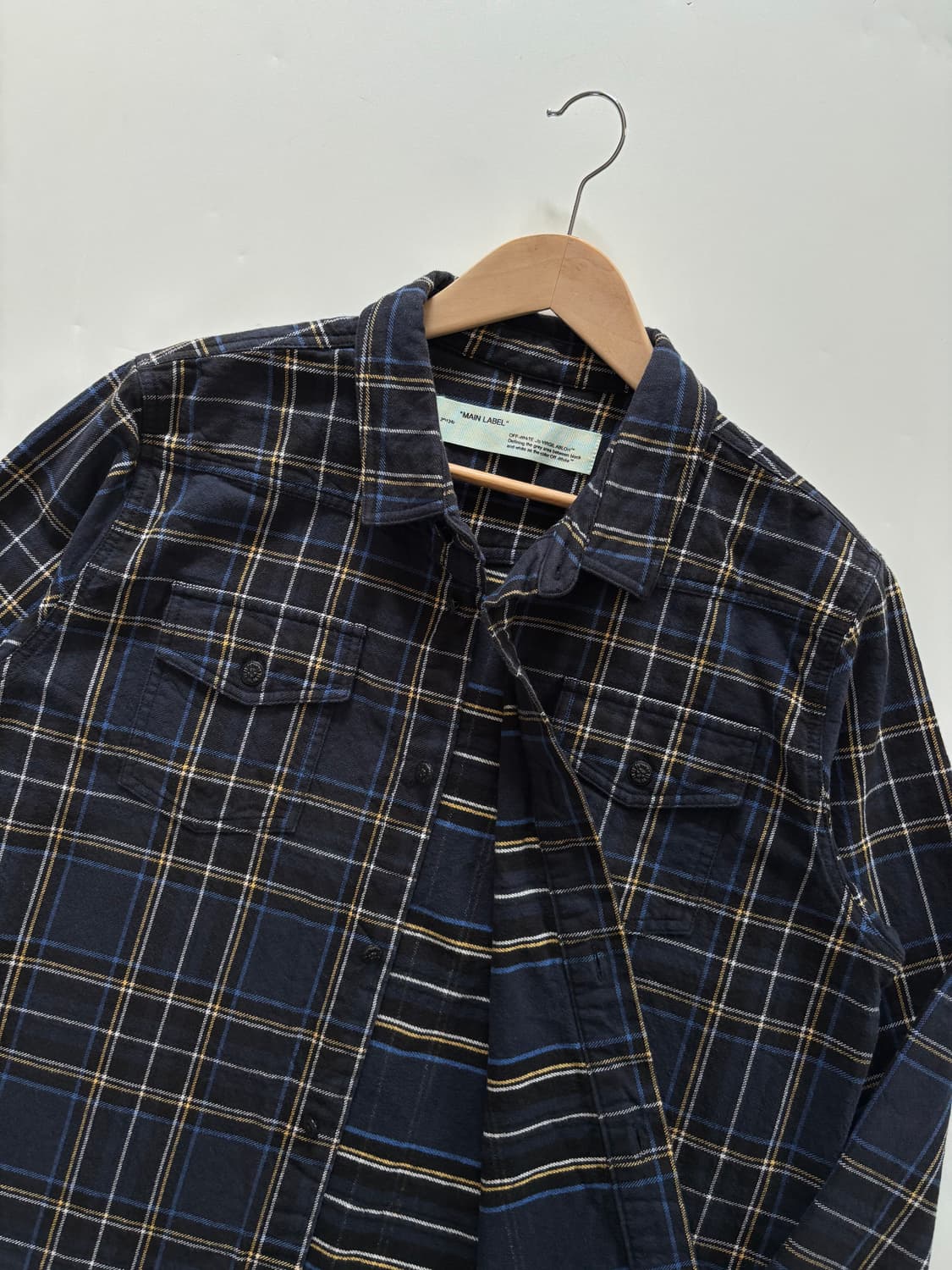 Off-White 오프화이트 애로우 체크 셔츠 상품이미지2