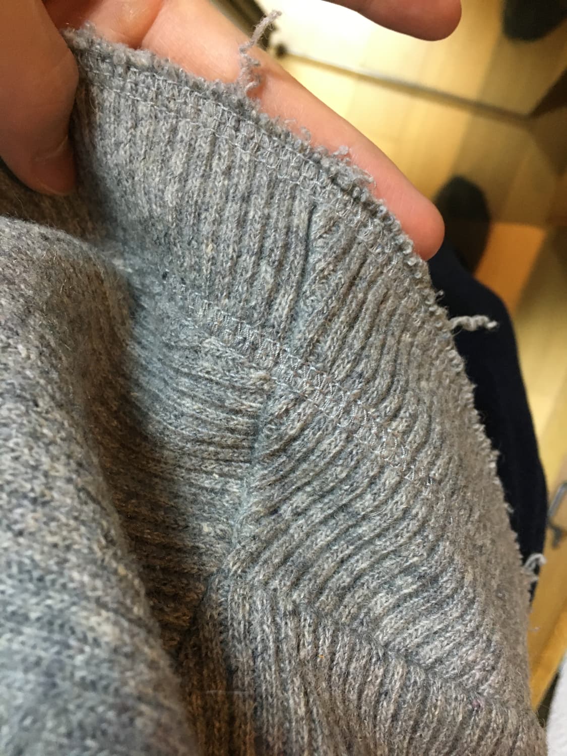 꼼데가르송 옴므 울 패치  집업 상품이미지8