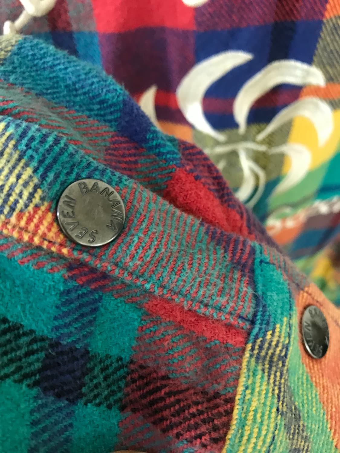 하구미 Banana Seven 캘리포니아 서프 팀 플란넬 셔츠 상품이미지4