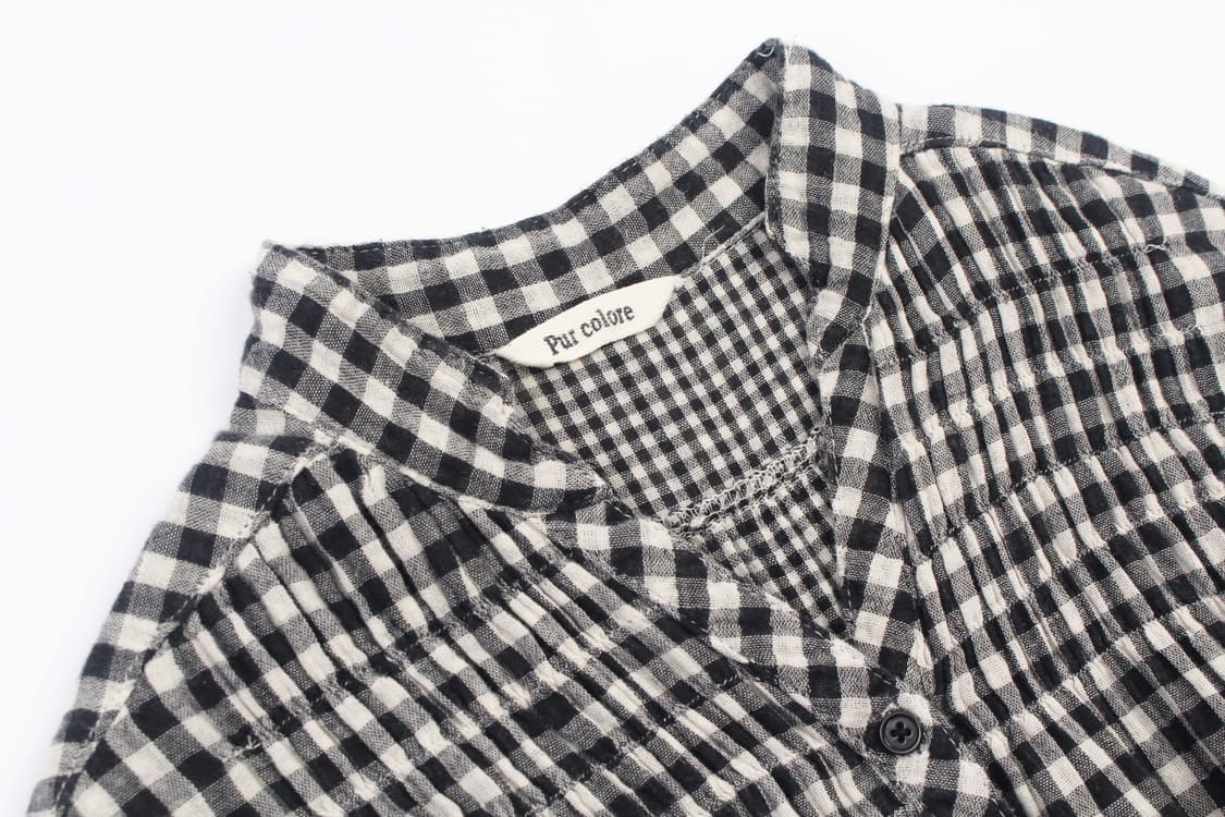PUR COLORE Gingham Check One Piece  상품이미지4