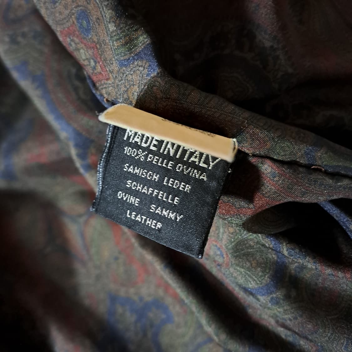 (택포) 메드 인 이태리 A-1 양가죽 자켓 52 B660 상품이미지8